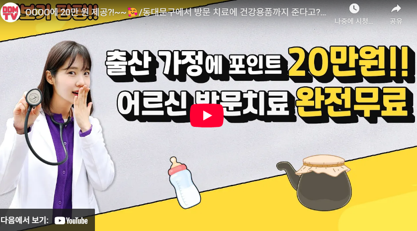 동대문구 출산 지원 